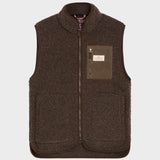 W Heroes Wool Fleece Vest - Dame - Cowboy