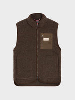 W Heroes Wool Fleece Vest - Dame - Cowboy