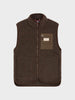 Heroes Wool Fleece Vest - Herre - Cowboy