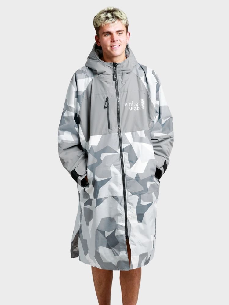 White Water Robe - Arctic Camo / Grå - Gumpel & Co