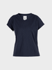 Lydia flamé T-shirt - Dame - New Navy