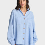 Swell Blouse Bluse Skjorte - Dame - Twilight Blue - Gumpel & Co