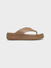 Getaway Platform Flip Crocs - Voksen - Milk Chocolate