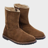 Uppsala Zip Shearling Smal - Unisex - Dark Tea