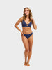 Roxy Shine Elongated Bikini Top - Dame - Mood Indigo