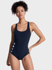 Roxy Active Solid Basic One Piece Bikini & badedragt - Dame - Anthracite