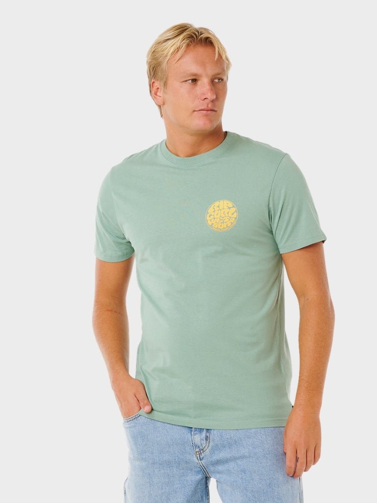 Rip Curl Wettie Passage Icon T shirt - Herre - Aloe