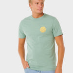 Wettie Passage Icon T shirt - Herre - Aloe - Gumpel & Co