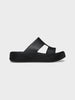 Getaway Platform H-Strap Crocs - Voksen - Black