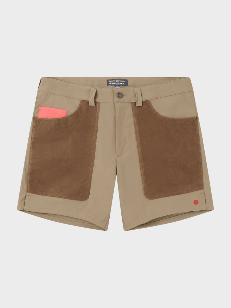 7 Inch Field Shorts - Herre - Cowboy / Tan - Gumpel & Co