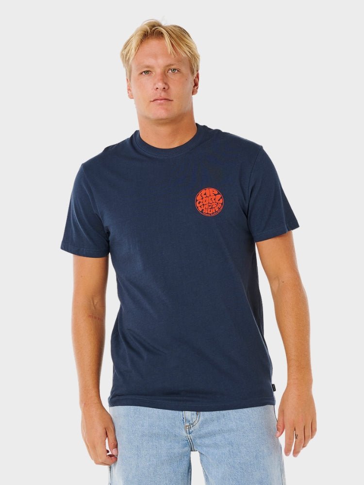 Rip Curl Wettie Icon T shirt - Herre - Dark Navy