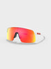 Sutro Lite Solbriller - Matte White / Prizm Ruby