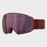 REVENT Q Large HD Skibrille - Unisex - Maroon