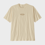 Patagonia 95 Oval Logo Oversized Tshirt - Dame - Undyed Natural