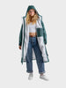 Advance Long Sleeve Dryrobe - Unisex - Dark Green / Nimbus Cloud