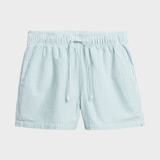 SUPERDRY Cotton Stripe Elastic Shorts - Dame - Peppermint Chalk Stripe