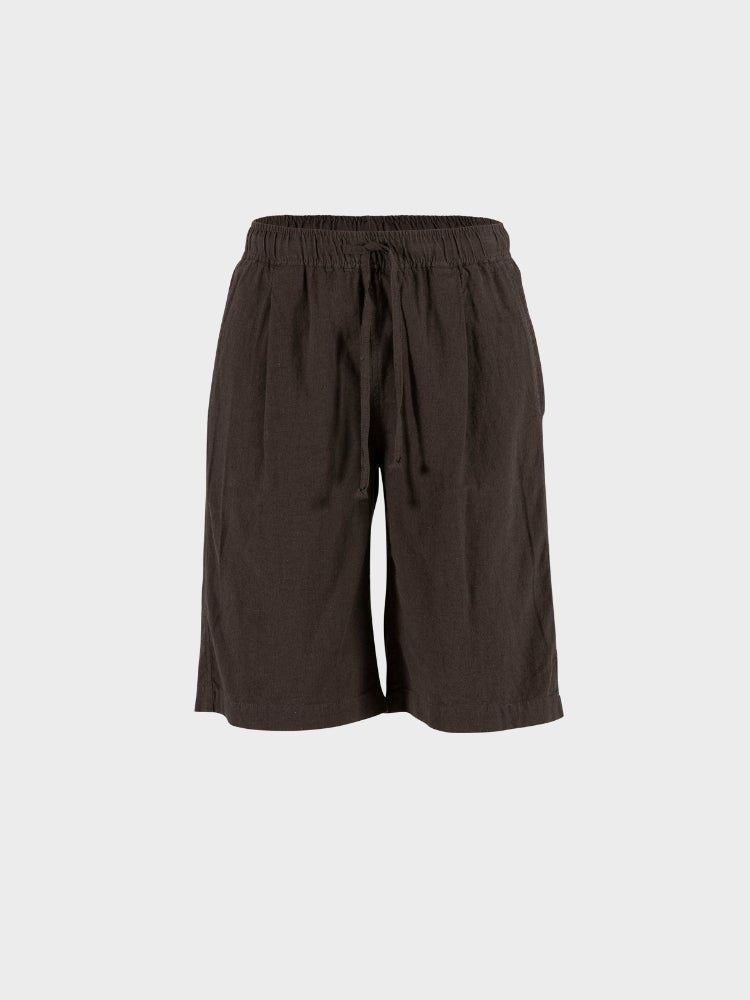 BLUE SPORTSWEAR Lisamarie linen Bermudas - Dame - Coffee