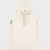 Boiled Hoodie Laced - Dame - Oatmeal