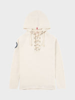 Boiled Hoodie Laced - Dame - Oatmeal