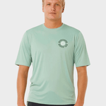 Rip Curl Pacific Rinse Surflite UPF S/S UV trøjer - Herre - Aloe