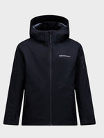 Junior Maroon Insulated Skijakke - Børn - Sort