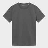 Badge T shirt - Herre - Dark Grey Melange