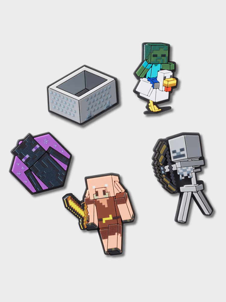 Crocs 5 Pack Jibbits - Minecraft