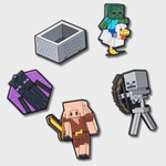 Crocs 5 Pack Jibbits - Minecraft
