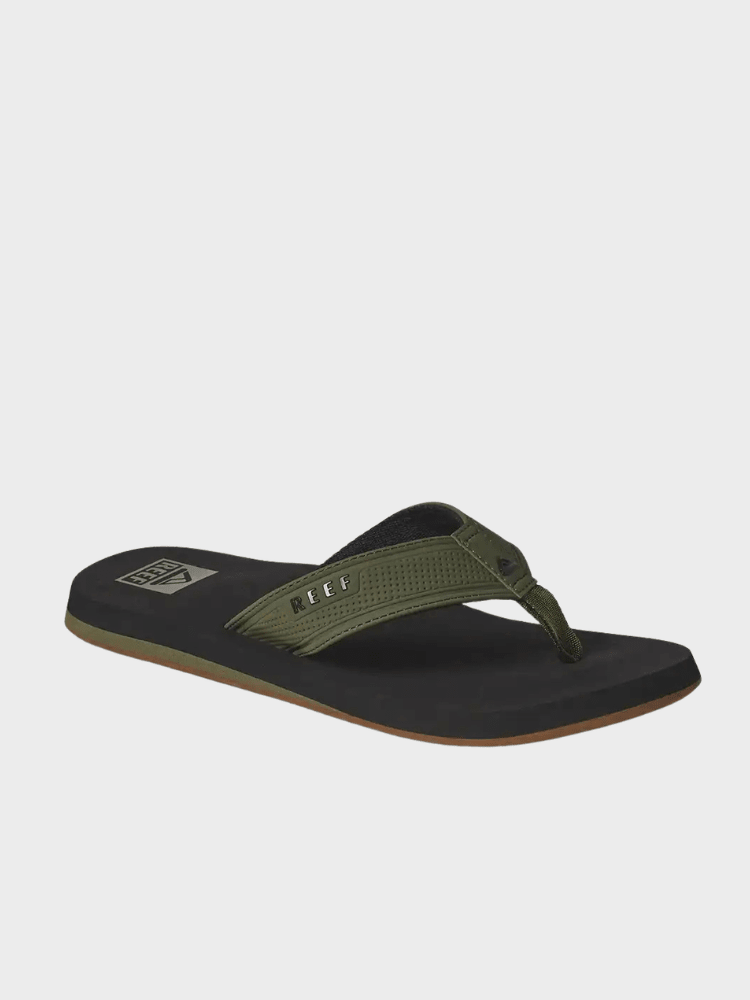 The Layback Klipklapper - Herre - Black/Olive - Gumpel & Co