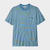 Patagonia Trail Harbor Pocket Tshirt - Herre - Shore Blue