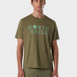 NORTH SAILS T-shirt med grafisk print - Herre - Deep Green