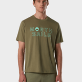 NORTH SAILS T-shirt med grafisk print - Herre - Deep Green
