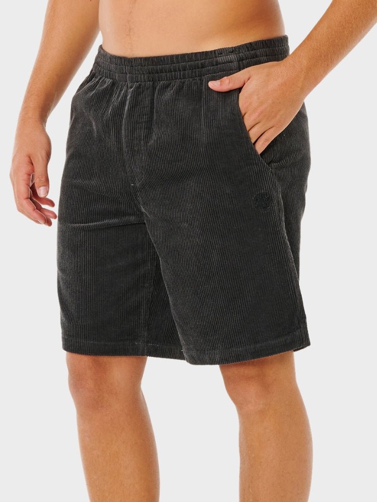 Premium Surf Cord Shorts - Herre - Black - Gumpel & Co
