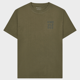 KNOWLEDGE COTTON APPAREL T-shirt m/brystprint - Herre - Burned Olive