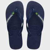 Brasil Logo Klipklapper - Unisex - Navy Blue - Gumpel & Co