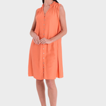 Freequent Esally Kjole - Dame - ORANGE