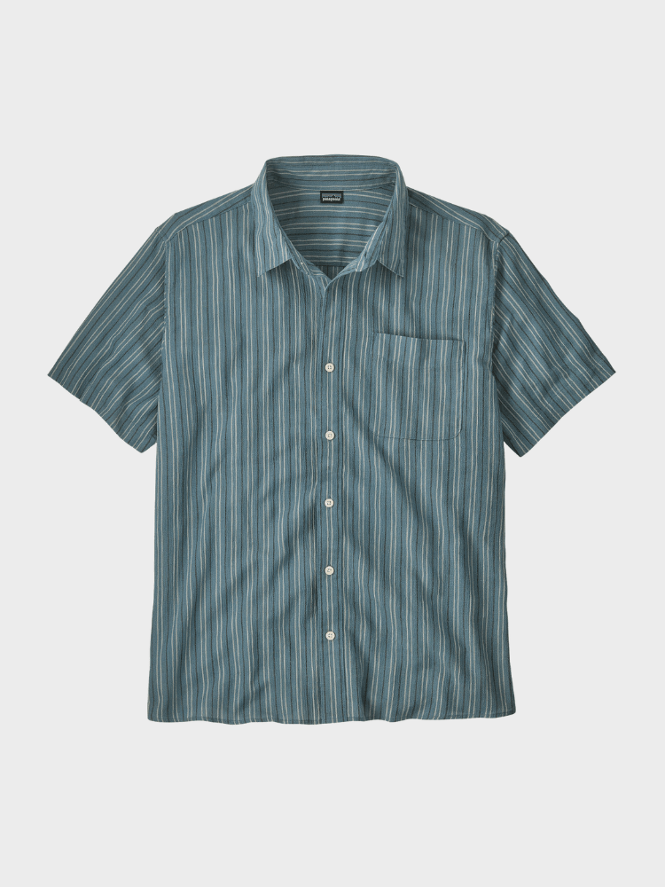 M's A/C Skjorte - Herre - Lianas: Still Blue - Gumpel & Co