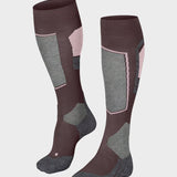 W SK4 Advanced Skisokker - Dame - Mahogni