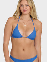 Tanlines Multi Triangle Bikini Top - Dame - True Blue