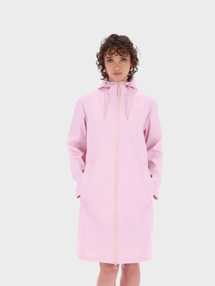 Hunter Andrea PU Rain Coat - Unisex - Parfait Pink