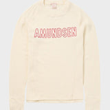 W Hero's Hide Crew Neck - Dame - Natural/Logo