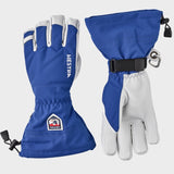 Army Leather Heli 5 fingre Skihandsker - Unisex - Royal Blue