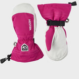 Kids Army Leather Heli Skivanter - Børn - Fuchsia