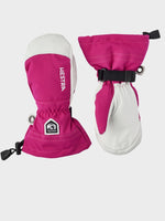 Kids Army Leather Heli Skivanter - Børn - Fuchsia
