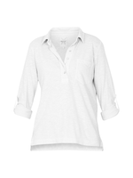 Latina LS Polo Tee - Dame - White
