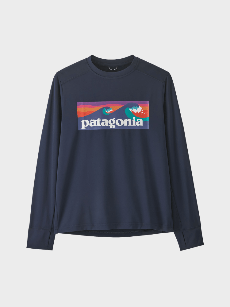 K's L/S Kasket SW T Skjorte - Unisex - Boardshort Logo / New Navy - Gumpel & Co