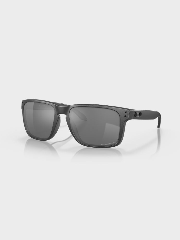 Holbrook XL Solbriller - Steel / Prizm Black Polarized - Gumpel & Co