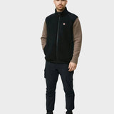 Tindur Shearling Vest Fleece - Herre - Black - Gumpel & Co