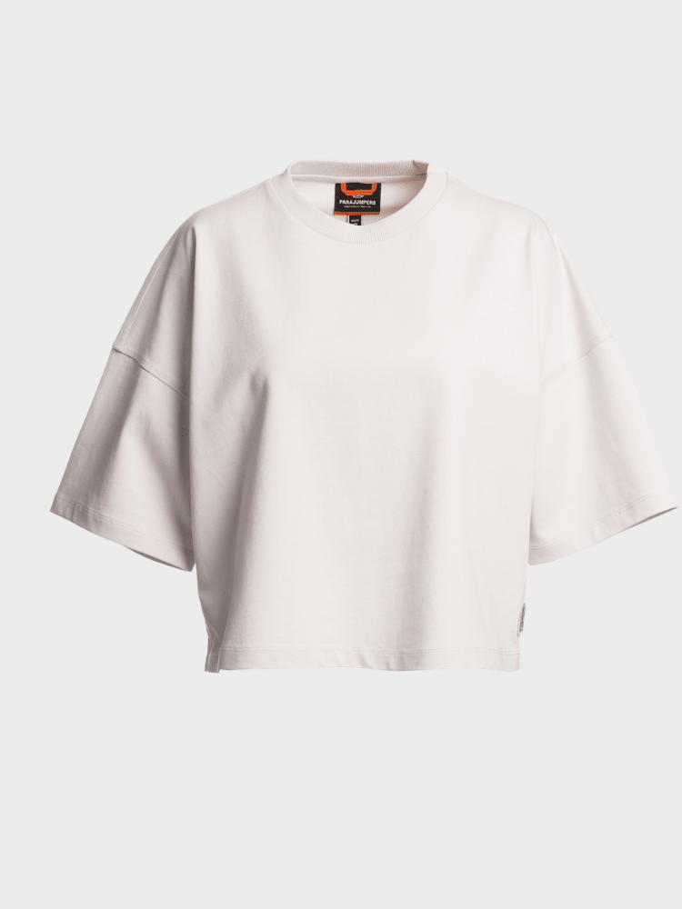 Rozanne T-Shirt - Dame - Blush White - Gumpel & Co