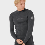 Rip Curl Dawn Patrol UPF Perf L/S UV trøjer - Herre - Black Marle